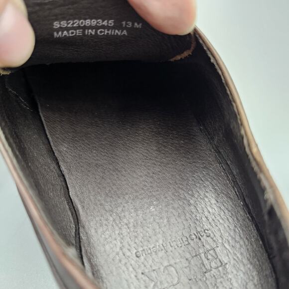 Saks 5th Avenue Blacks Men's Size 13 US Brown Soft Leather Cap Toe Oxfords - Picture 8 of 8